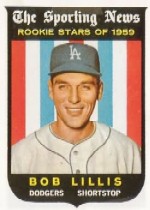 1959 Topps Baseball Cards      133     Bob Lillis RS RC